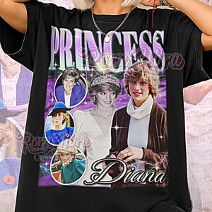 Camiseta pirata de la Princesa Diana, camisetas retro de la Princesa Diana, camiseta People's Queen, estilo Royal Rebel, suéter vintage de la Princesa Diana