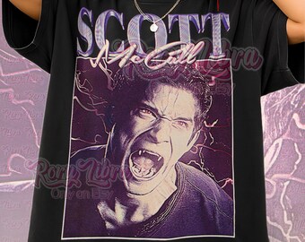 Scott Mccall T-Shirt, Vintage TV Charakter Übernatürlicher Held Star Performer Tee, 90er Jahre Retro Throwback, Scott Mccall Pullover