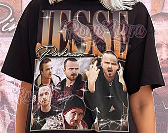 Jesse Pinkman Shirt, Jesse Pinkman Vintage Shirt, Jesse Pinkman Retro Tshirt, Jesse Bootleg Tee, Drama Series Icon Tee