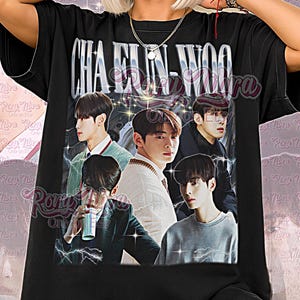 CHA EUN-WOO CK サイン入りＴシャツ CHA EUN-WOO CK サイン入りTシャツ CHA EUN-WOO チャウヌ CK サイン入りの