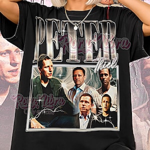 PETER THIEL Bootleg Shirt, Peter Thiel Retro Tees, Silicon Moves T-Shirt, Quiet Power Longsleeve, Peter Thiel Vintage Sweater