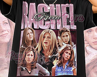 Rachel Green Bootleg Shirt, Rachel Green Retro Tees, 90s Fashion Icon T-Shirt, Sitcom Queen Vibe, Rachel Green Vintage Sweater