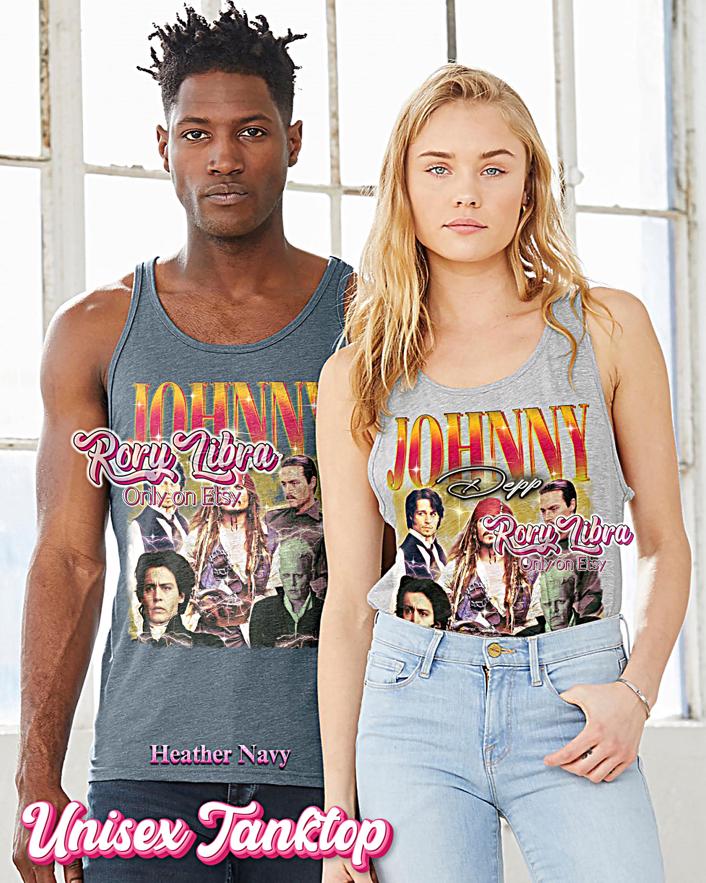 ジョニー・デップTシャツ、ジョニー・デップ海賊版Tシャツ、ジョニー