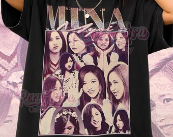 TWICE ミナ・ミョイ ヴィンテージシャツ、ミナ・ミョイ オマージュT