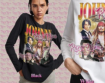 本人着 ジョニーデップ ジョニー Tシャツ 30s 40s 50s ヴィンテージ ジョニー・デップTシャツ、ジョニー・デップ海賊版Tシャツ、ジョニー