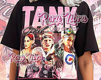 Chemise Tank Girl, Tshirt Bootleg Tank Girl, T-shirts vintage Tank Girl, Tank Girl rétro des années 90, Rebecca Buck, Jet Girl, Sub Girl
