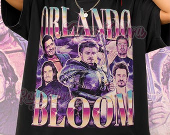 Orlando Bloom T-Shirt, Vintage Actor Star Fantasy Celebrity Performer Tee, 90s Retro Throwback, Orlando Bloom Sweater