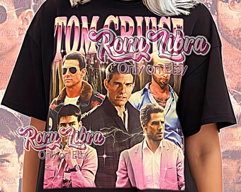 Tom Cruise Shirt, Tom Cruise Bootleg Tshirt, Tom Cruise Vintage T-Shirts, Tom Cruise Retro 90er Jahre, Ethan Hunt, Jerry Maguire