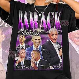 Barack Obama bootleg-skjorta, Barack Obama retro-tröjor, 44:e president-t-shirt, hopp och förändring-vibe, Barack Obama vintage-tröja