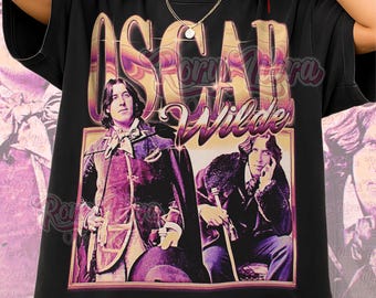 Oscar Wilde T-Shirt, Vintage Author Writer Classic Genius Performer Tee, 90s Retro Throwback, Oscar Wilde Sweater
