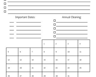 2025 Planner and Calendar Template