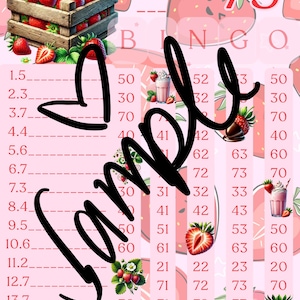 75 WTA bingo board