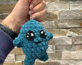 blue water sprite keychain