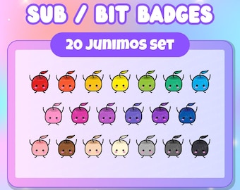 20 Junimo Stardew Valley Inspired Badges | Sub or Bit Badges | Twitch | YouTube | Discord