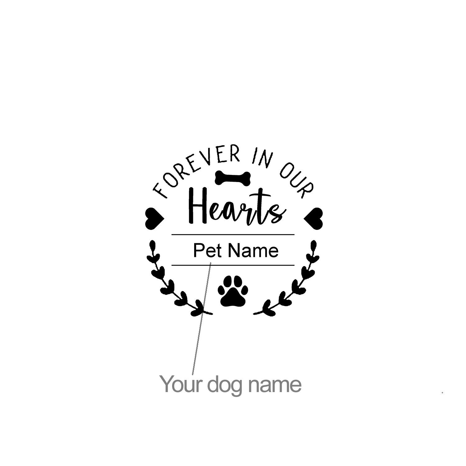 Personalized Memorial Pet Door Sign - Up to 5 Pets - Best Gift For Dog/Cat Lover main image 0