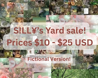 10 - 25 USD YARD SALE (Fictional Version, check all slides and desc) :3
