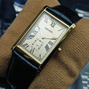 Vintage Seiko tank セイコー シャリオ タンク 手巻き 腕時計 Seiko