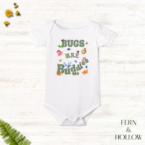 Cute Bugs Are Buddies Infant Jersey One Piece, Baby Shower Gift, Funny Baby Bodysuit, Summer Clothes, Playtime Outfit