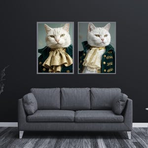 Noble Aristocratic Cat Portrait