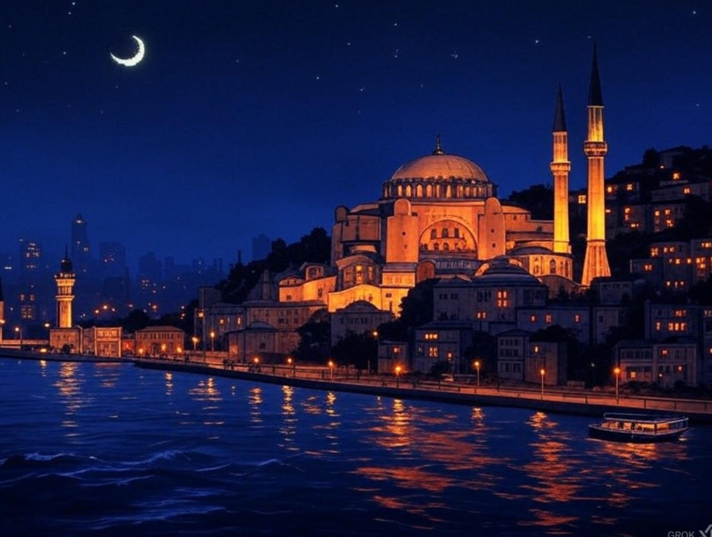 Istanbul Pixel Pixel Art Style : Night Scene of Istanbul-türkiye - Etsy