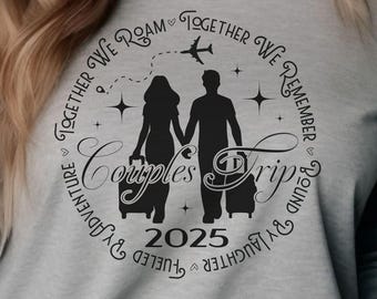 Couples Vacation Shirt 2025: Matching Group Trip Tee