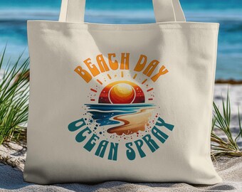 Baumwoll Canvas Strandtasche, Sommerausflüge