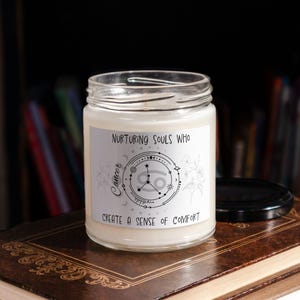 Cancer Zodiac Candle for Cancer Sign Cancer Candle for Bedroom Cancer Candle for Zodiac Decor Cancer Candle Lover Birthday Gift for Cancer