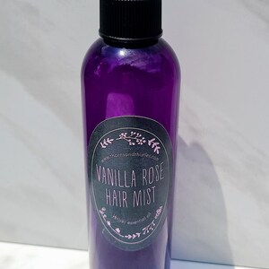 Nebbia per capelli alla vaniglia e rosa