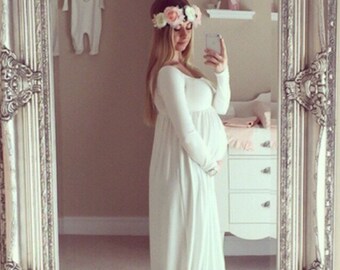 Sale Maternity Dresses off Shoulders 