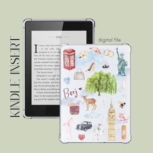 Kindle insert - magnolia parks - instant download - digital file
