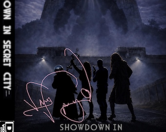 DVD o Blu-ray autografiado de Showdown in Secret City