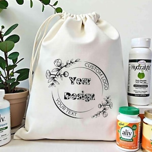 Sacolas de lembrancinhas com design personalizado - Sacolas com logotipo e texto personalizados - Lembrancinhas com nome comercial - Sacolas de aniversário - Sacola de lembrancinhas para despedida de solteira - Sacola personalizada