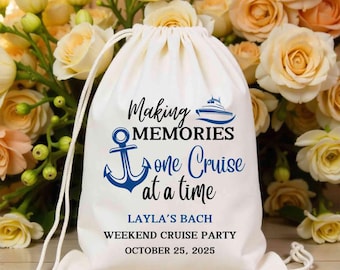Custom Making Memories Customized Cruise Bags - Ocean Cruise Vacation Bags - Cruise Oh ship kit kit Hangover Bags-Cruise Ship Party Kit Bags
