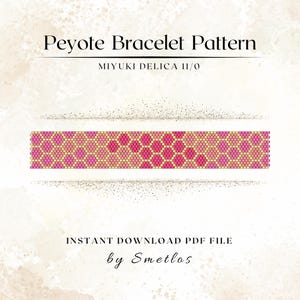 Farbenfrohe Eleganz Peyote Armband Muster, Perlen Armband Muster, Miyuki Perlen Armband Muster, PDF Perlen Anleitung, DIY Peyote Armband