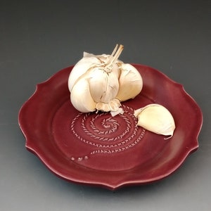 Garlic Grater, Grater Plate, Ginger Grater, Olive Oil Dipping Plate, Appetizer Plate