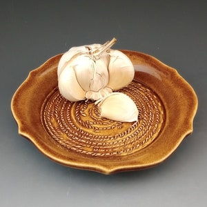 Garlic Grater, Grater Plate, Ginger Grater, Olive Oil Dipping Plate, Appetizer Plate