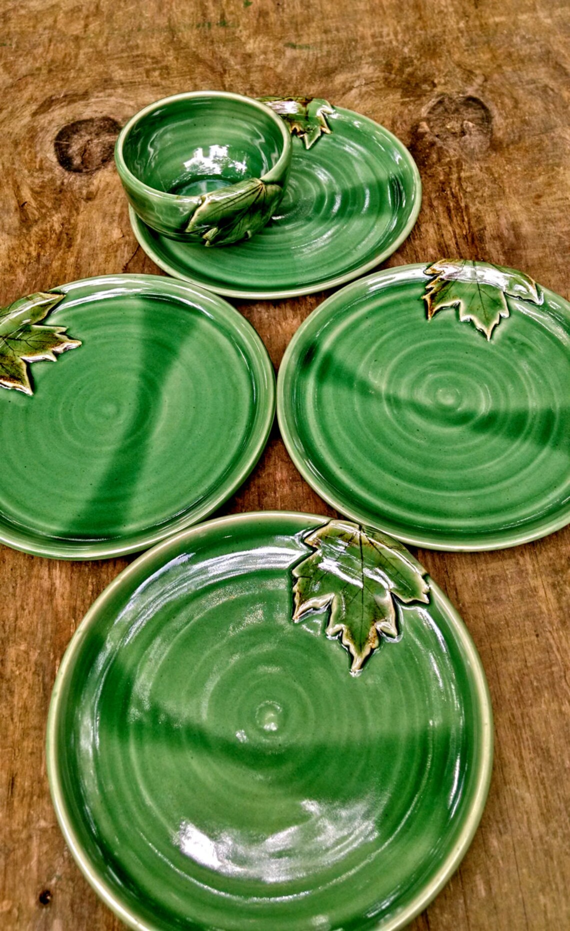 Tapas Plate Pottery Tapas Plate Serving Plate Leaf Plate Etsy