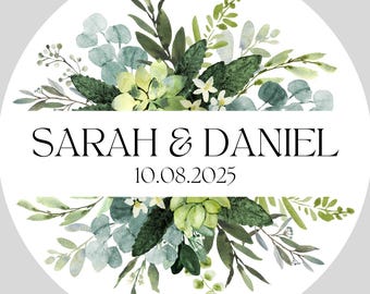 Wedding Stickers Personalized Wedding Stickers Wedding Stickers Mr & Mrs Stickers Romantic Stickers Wedding Invitation Stickers