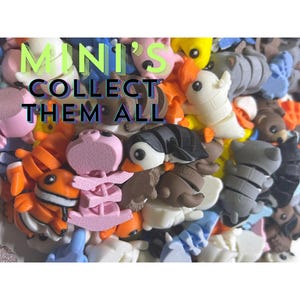 MINI Cute Flexi Animal Toys Articulated - Large | Custom Fun and  3D Printed Playthings - Creative Designs for All Ages Collectible
