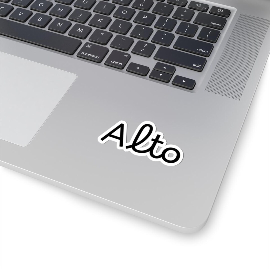 Alto Sticker - Durable Vinyl Decal - Etsy