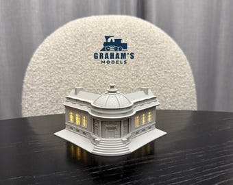 N Scale Library / City Hall - 1:160 Gauge - Preassembled & Built