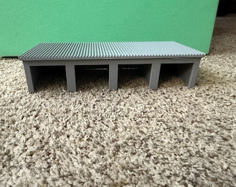 HO Scale 4 Car Garage: Preassembled Model Building
