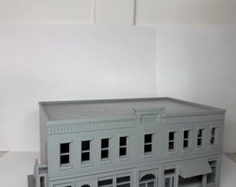 HO Scale Commercial Building 1:87 Gauge - Downtown Building - Built And Ready