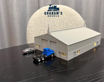 HO Scale Warehouse Factory Built Up - 1:87 Gauge - Preassembled