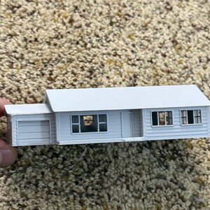 牧場風住宅 - N スケール 1:160 | 組み立て不要