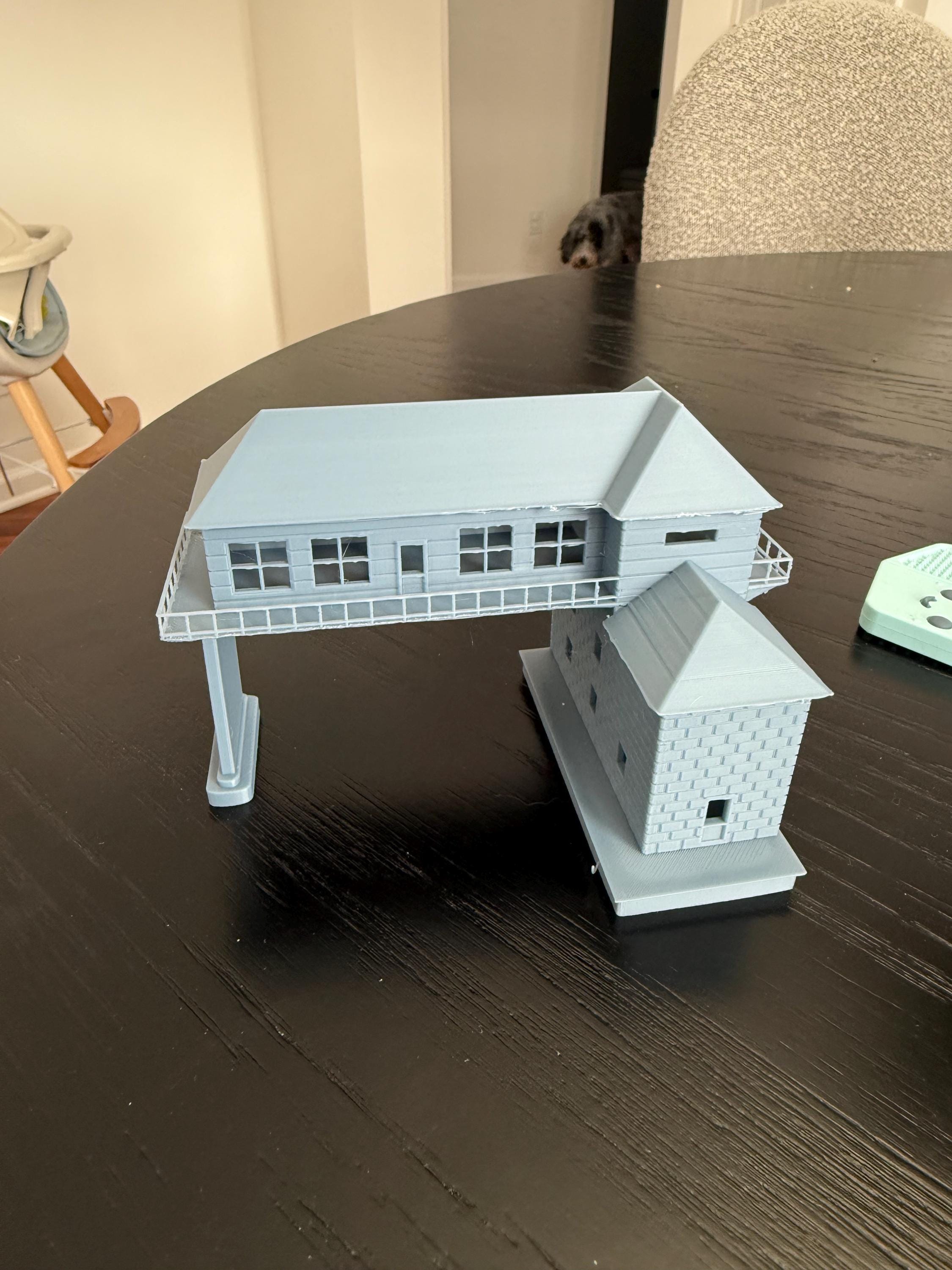 Signal Box - N Scale 1:160 | Control tower - NO ASSEMBLY REQUIRED