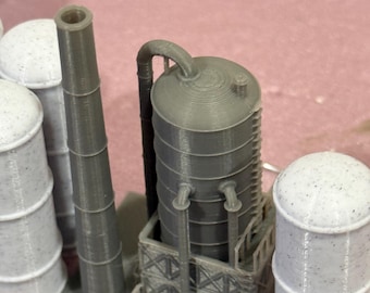 N Scale small refinery 1:160 | NO ASSEMBLY