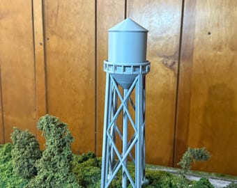 Water Tower - HO Scale 1:87 Gauge - Preassembled - Built Up Building