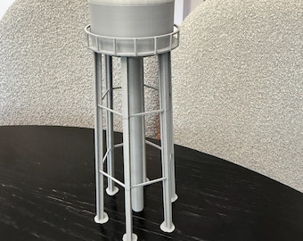 Water Tower - HO Scale 1:87 - | Preassembled - Built Up Building, No Assembly Required!