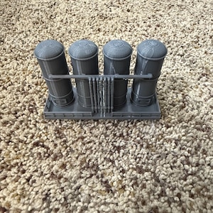 N scale fuel tank silo - 1:160 gauge | NO ASSEMBLY